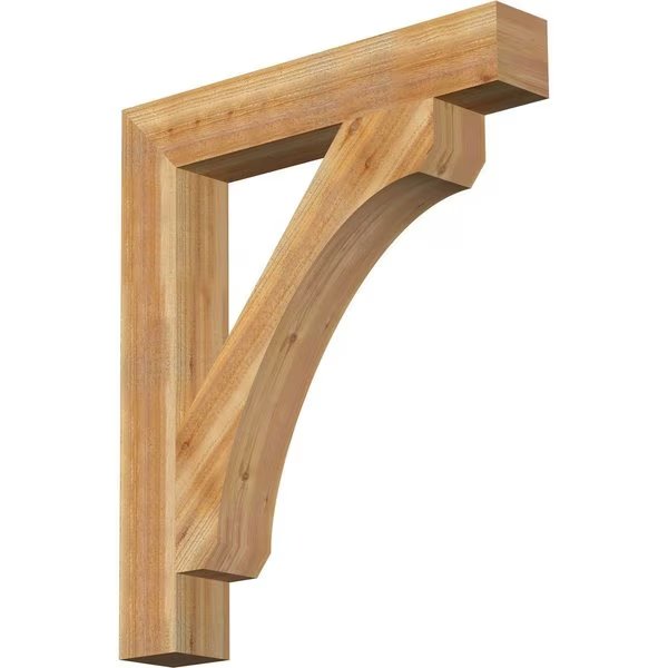 Legacy Block Rough Sawn Bracket, Western Red Cedar, 6